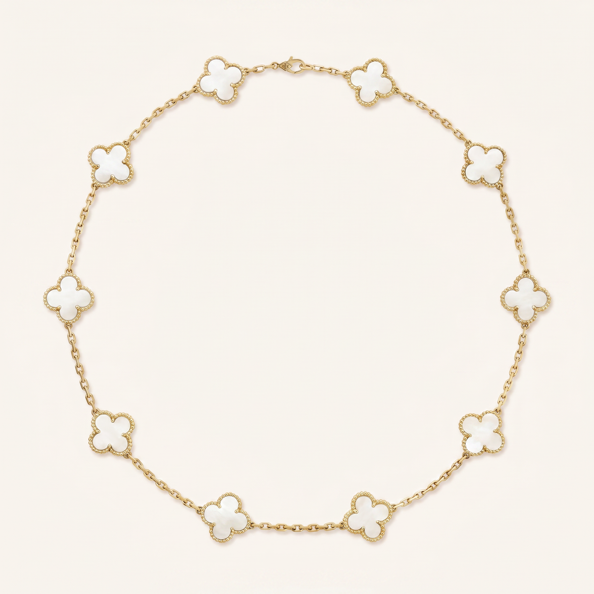 Alhambra 10 Motifs Mother Of Pearl Necklace