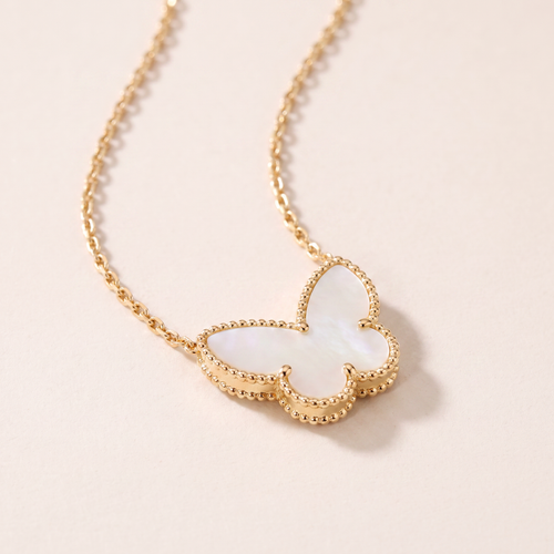 Alhambra Butterfly Charm Necklace
