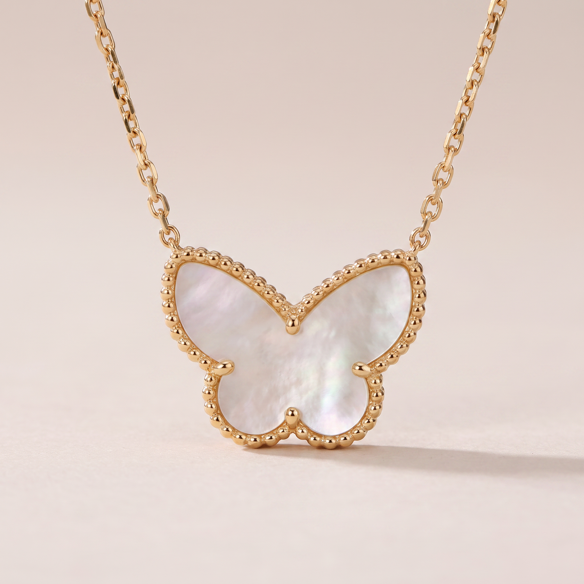 Alhambra Butterfly Charm Necklace