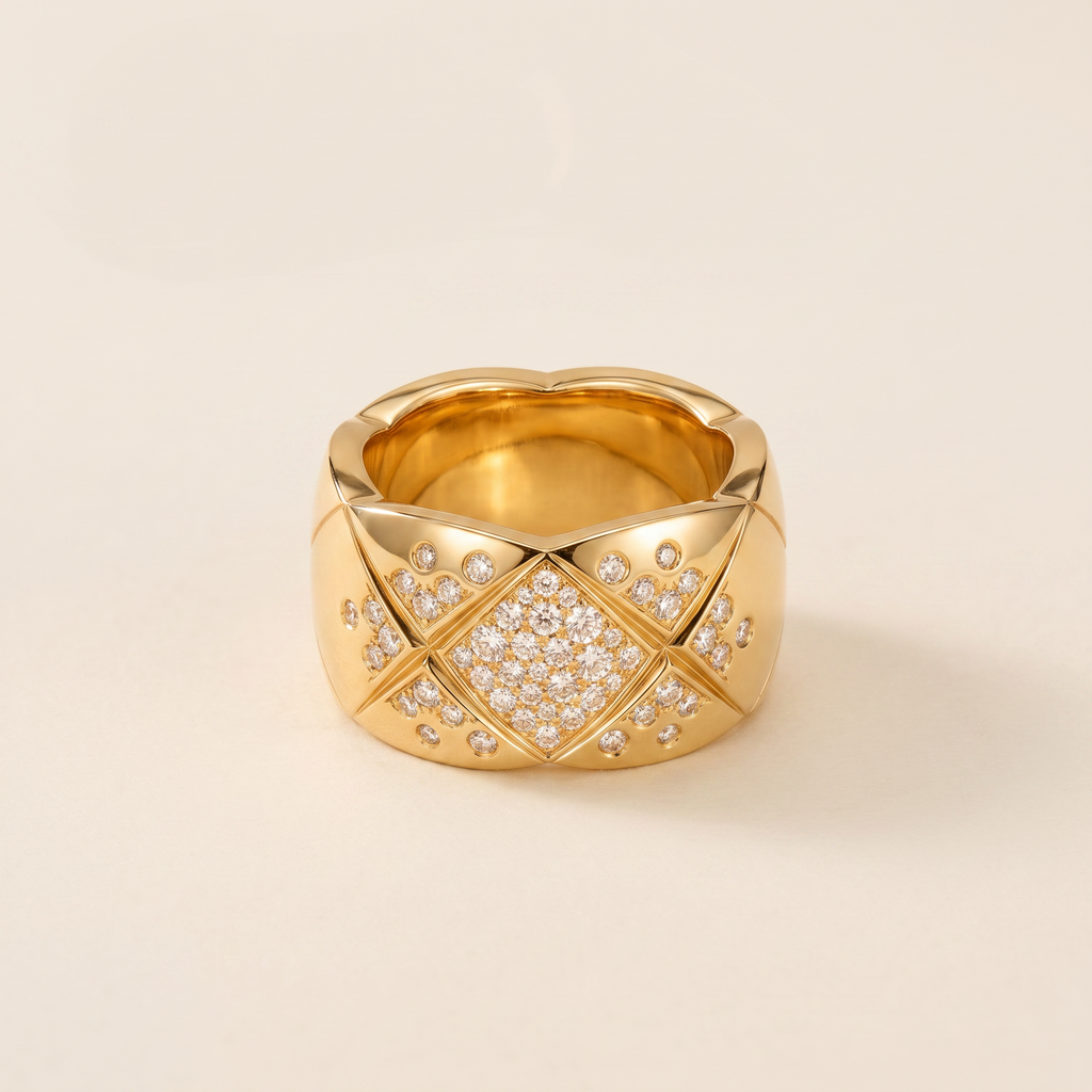 C Crush Pavé Large Model Ring