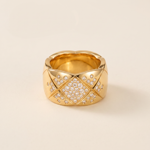 C Crush Pavé Large Model Ring