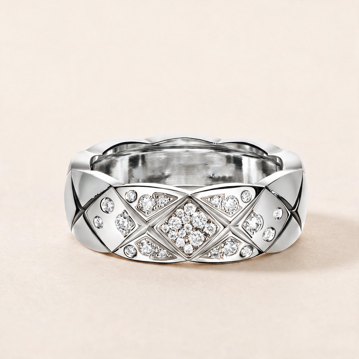 C Crush Paved Small Model Ring