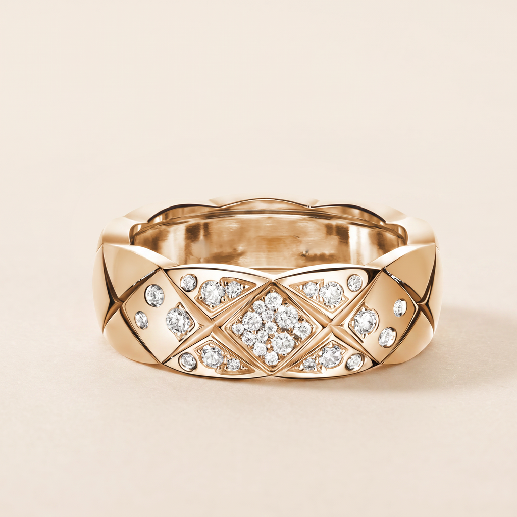 C Crush Paved Small Model Ring