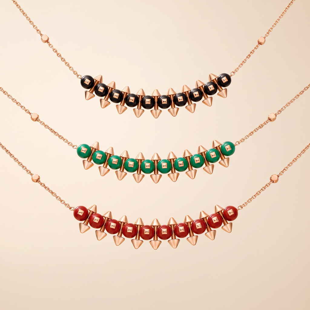 Clash De Gemstone Pendant Necklace