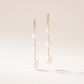Elsa Peretti Pearls On Chain Drop Earrings