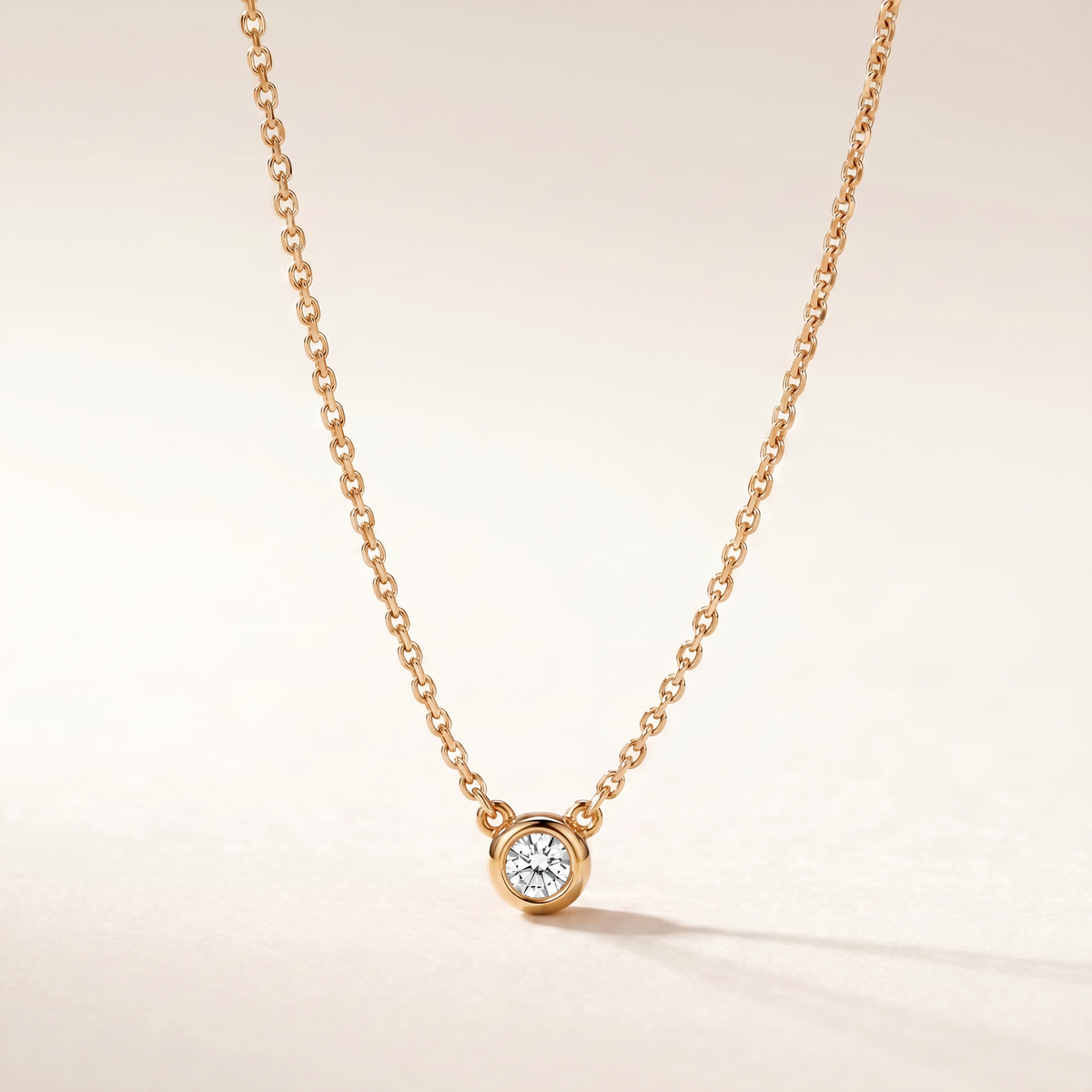Elsa Peretti Solitaire Diamond Necklace