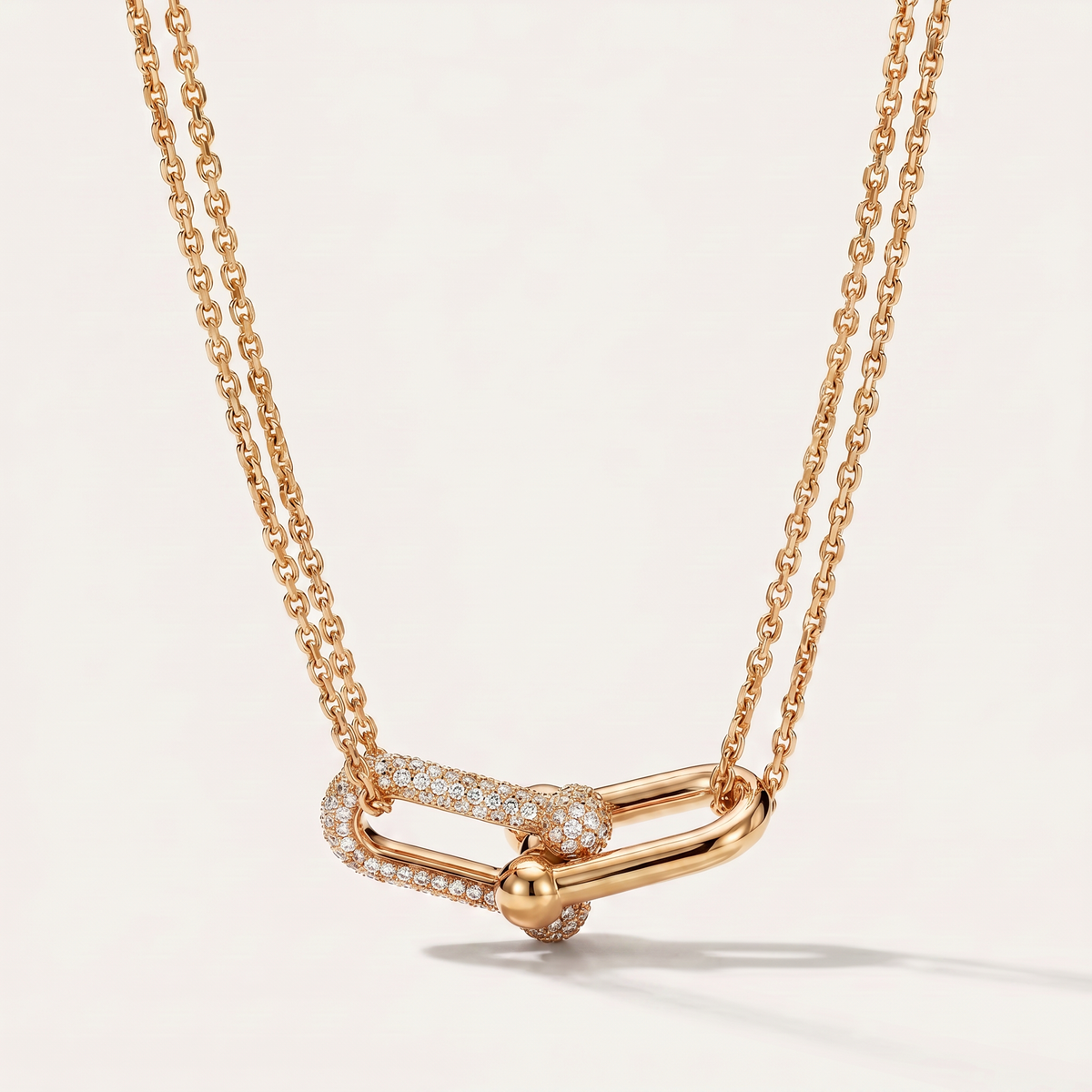 HardWear Pavé Diamond Double Link Necklace