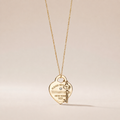 Heart & Key Pendant Necklace