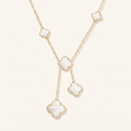 Magic Alhambra Six Motifs Mother Of Pearl Clover Necklace
