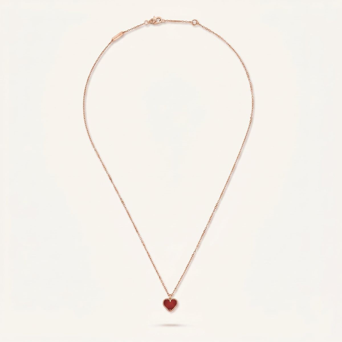 Sweet Alhambra Heart Pendant Necklace