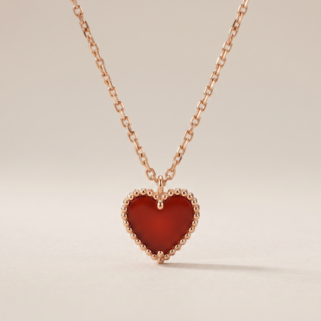 Sweet Alhambra Heart Pendant Necklace
