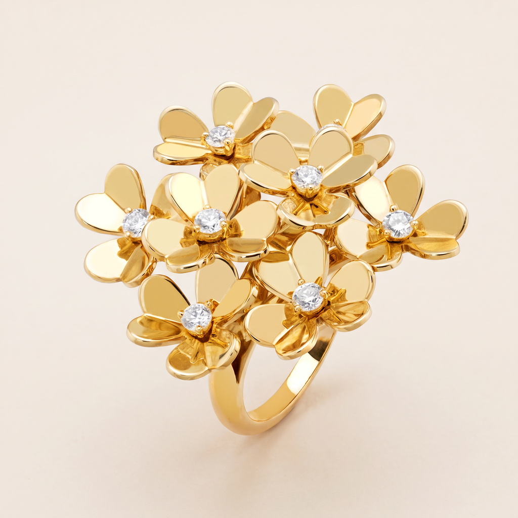 Frivole 8 Flowers Mini Model Ring