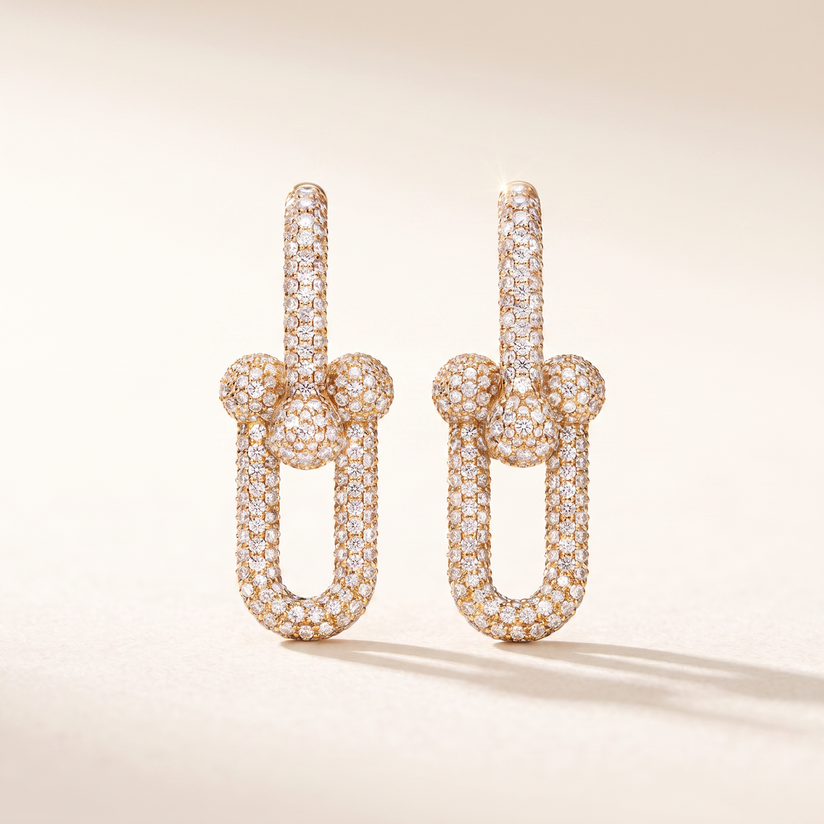 Hardwear Full Diamond Large Link Earrings