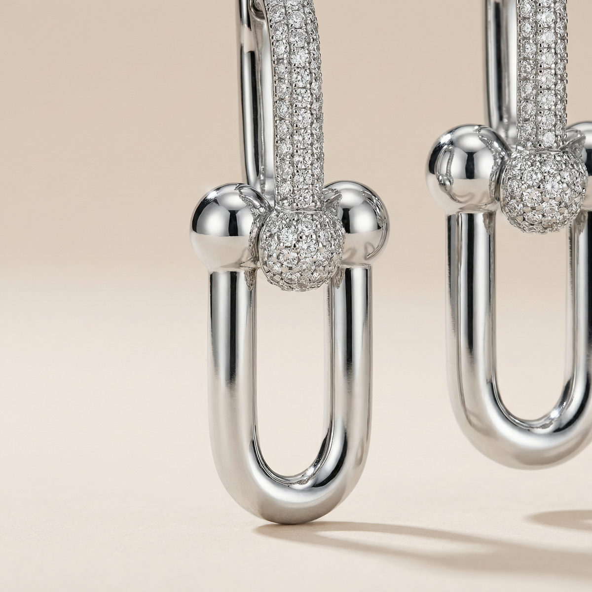 HardWear Large Link Pavé Earrings