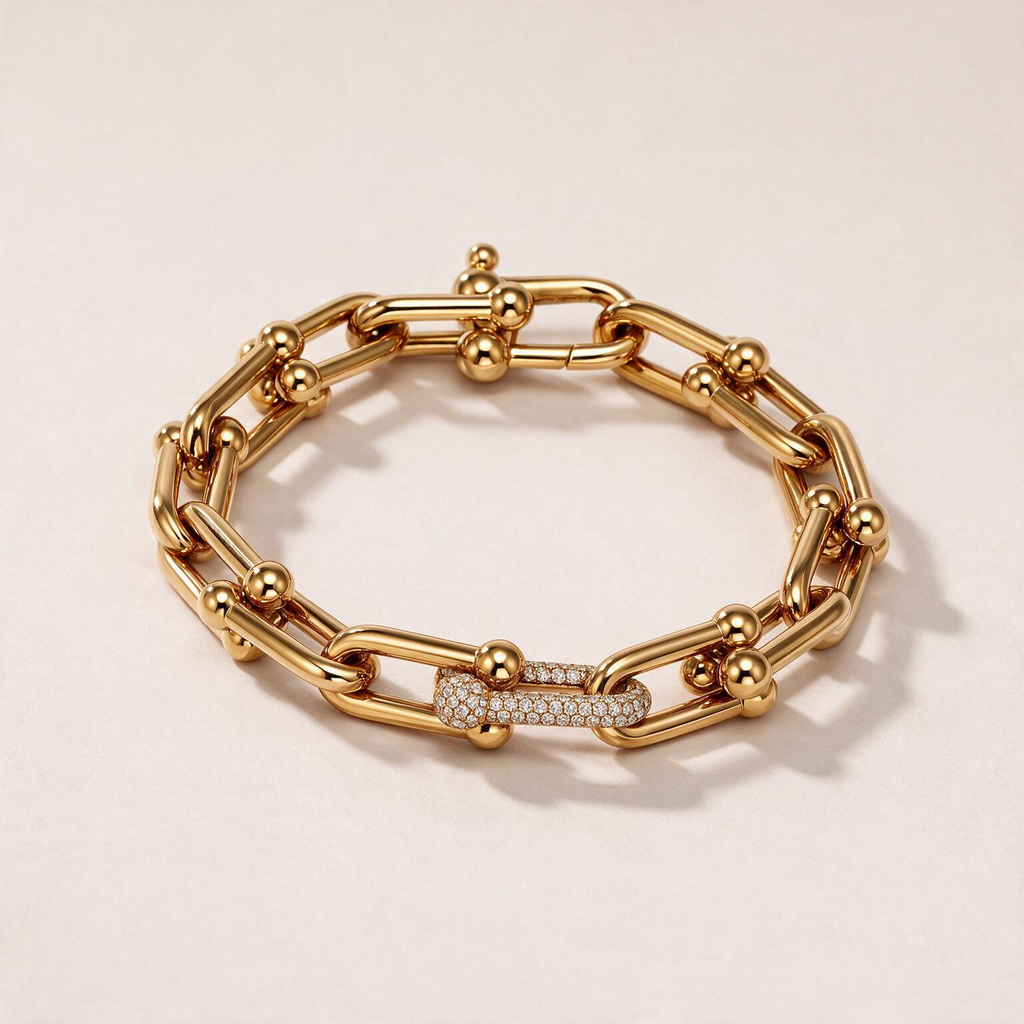 HardWear Link Pavé Diamonds Bracelet