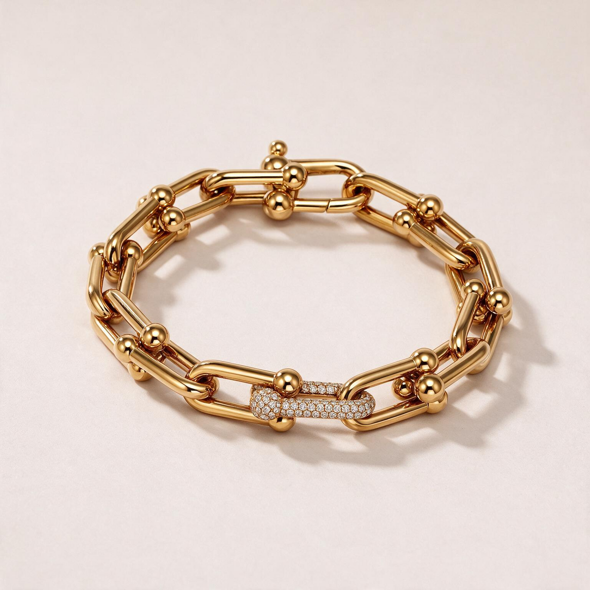 HardWear Link Pavé Diamonds Bracelet