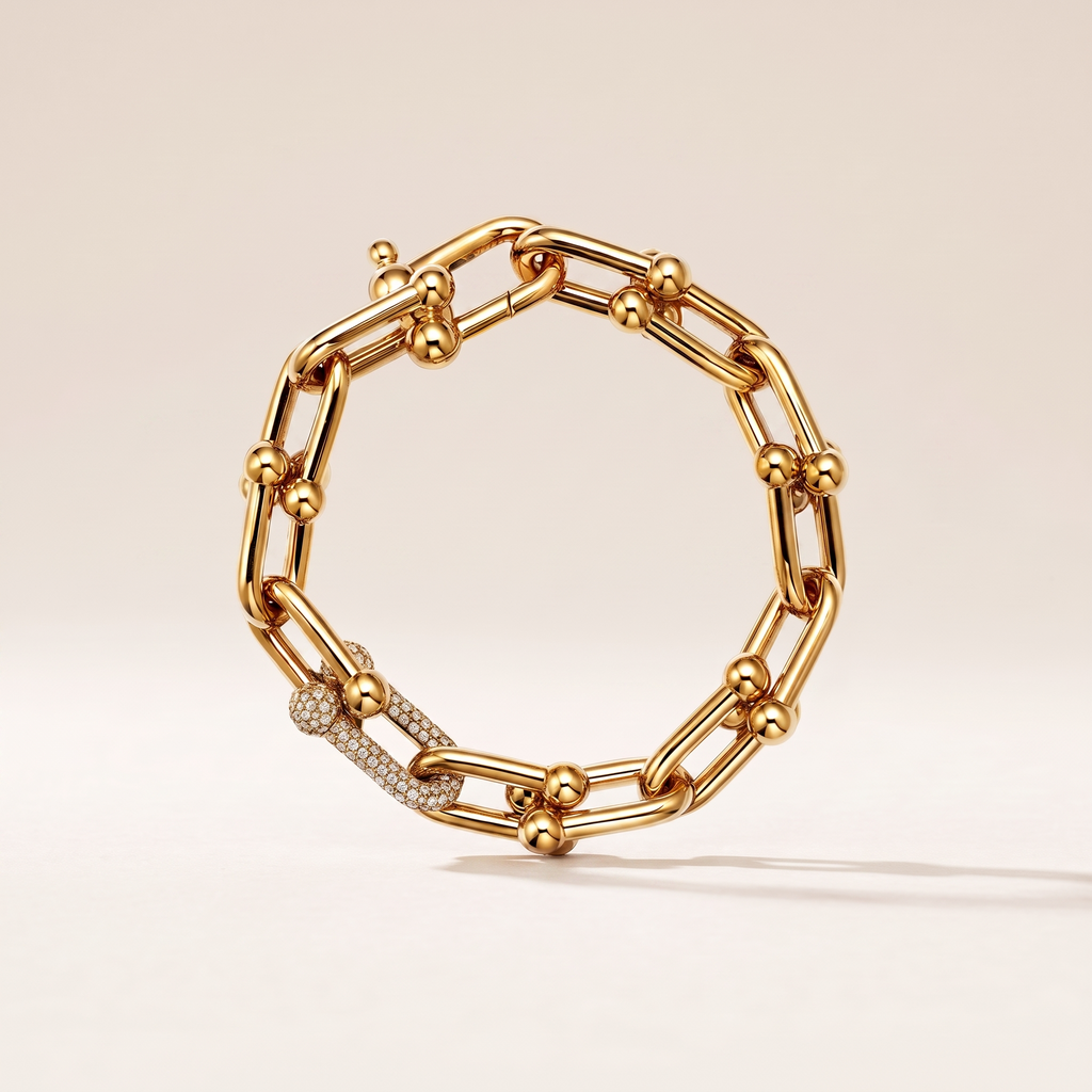 HardWear Link Pavé Diamonds Bracelet