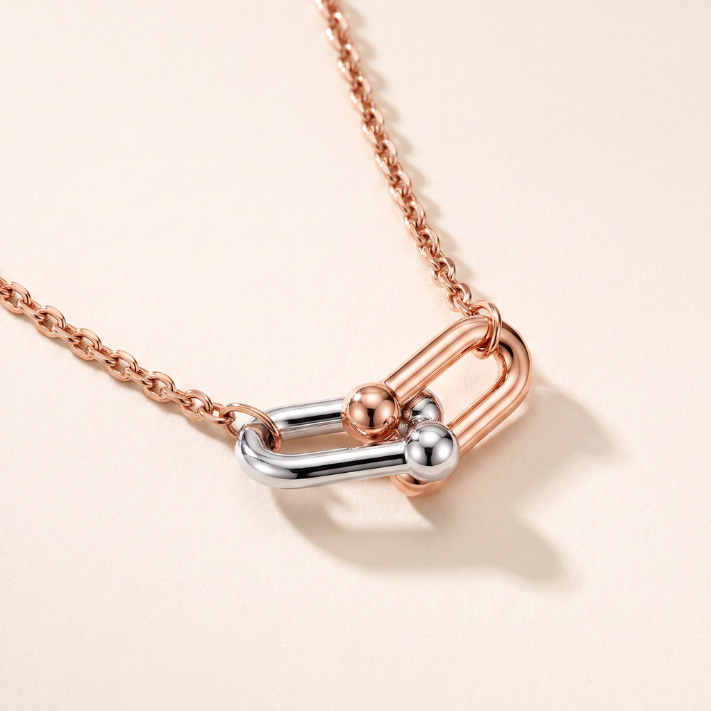 HardWear Two Tone Link Pendant Necklace