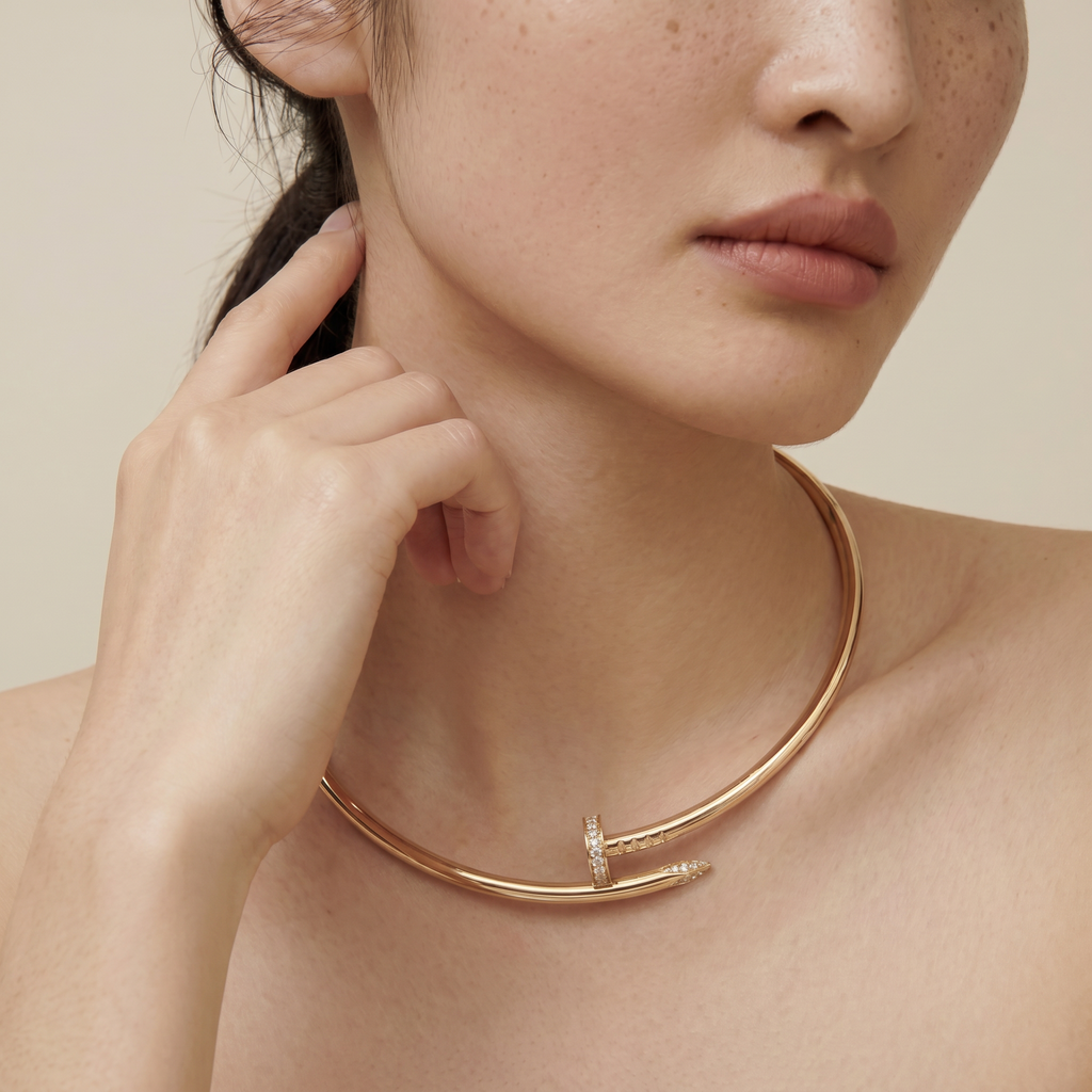Juste Un Clou Torque Necklace