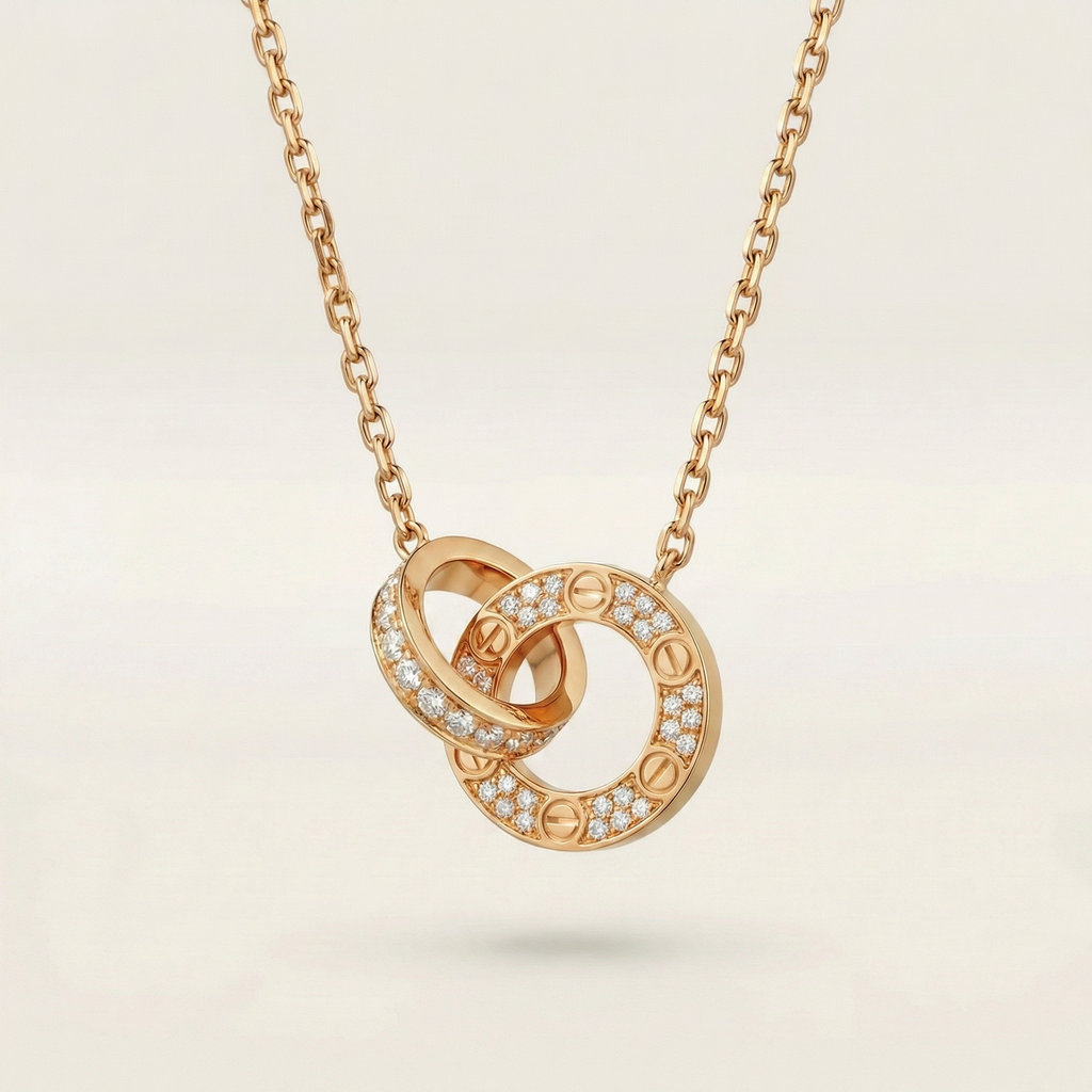 Love Pavé Necklace