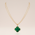 Magic Alhambra Malachite Necklace