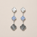 Magic Alhambra Three Motifs Earrings