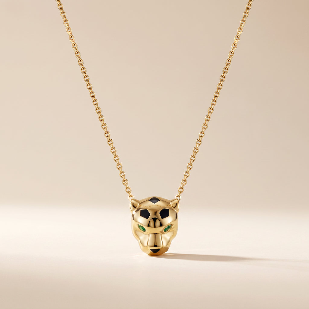 Panthère Head De Pendant Necklace