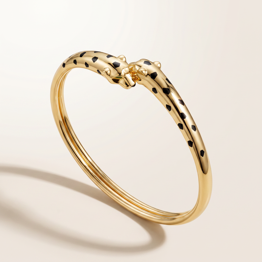 Panthere Two Heads Small Cuff