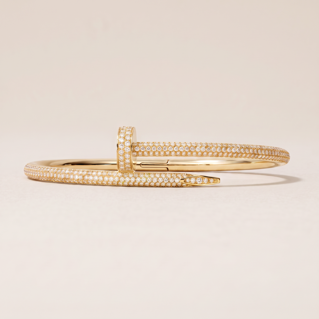 Juste Un Clou Pavé Diamonds Bangle Bracelet