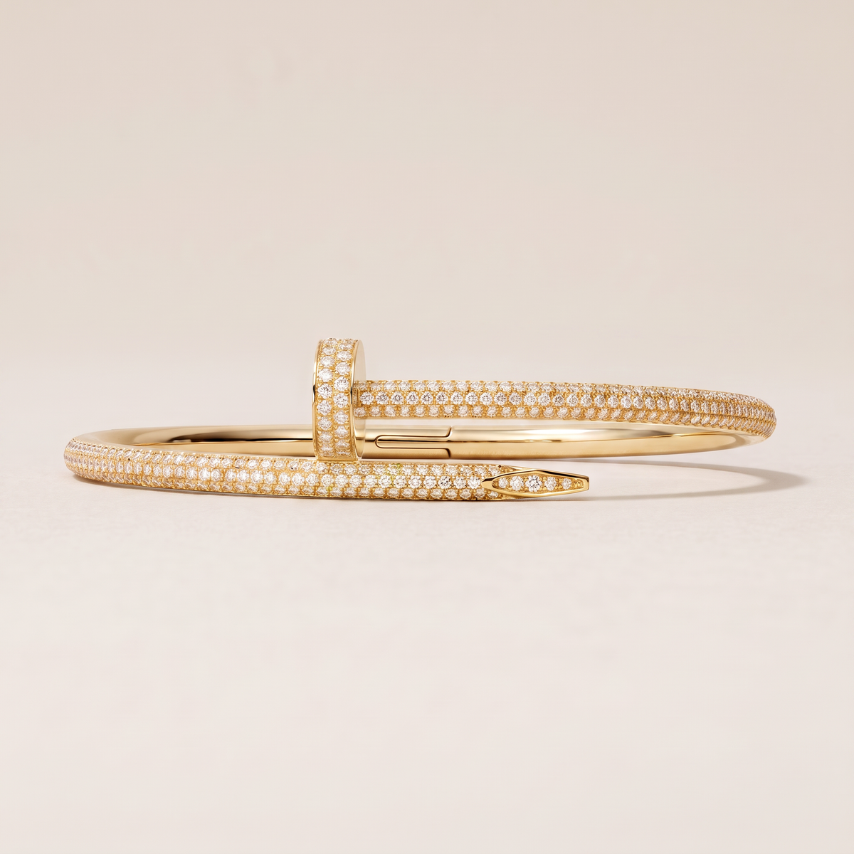 Juste Un Clou Pavé Diamonds Bangle Bracelet