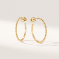 Perlée Beads Hoop Earrings