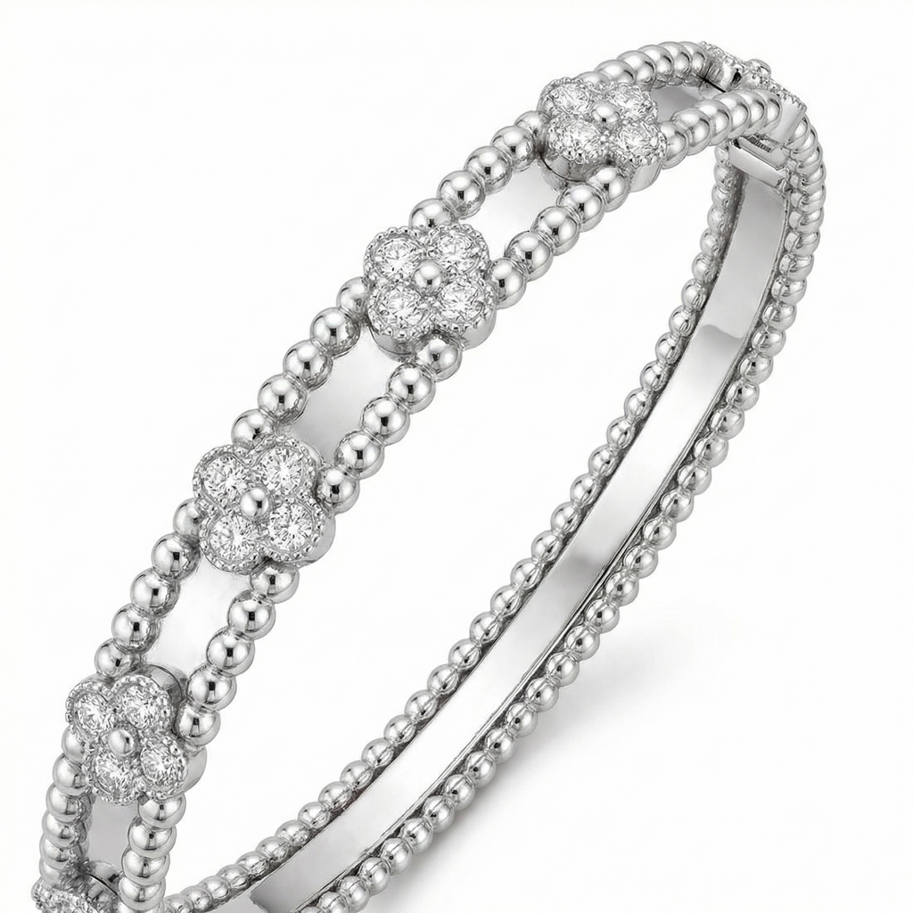 Perlée Sweet Clovers Pavé Bracelet
