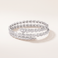Serpenti Pavé Diamonds Double Wrap Bracelet