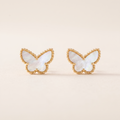Sweet Alhambra Pearl Butterfly Earrings