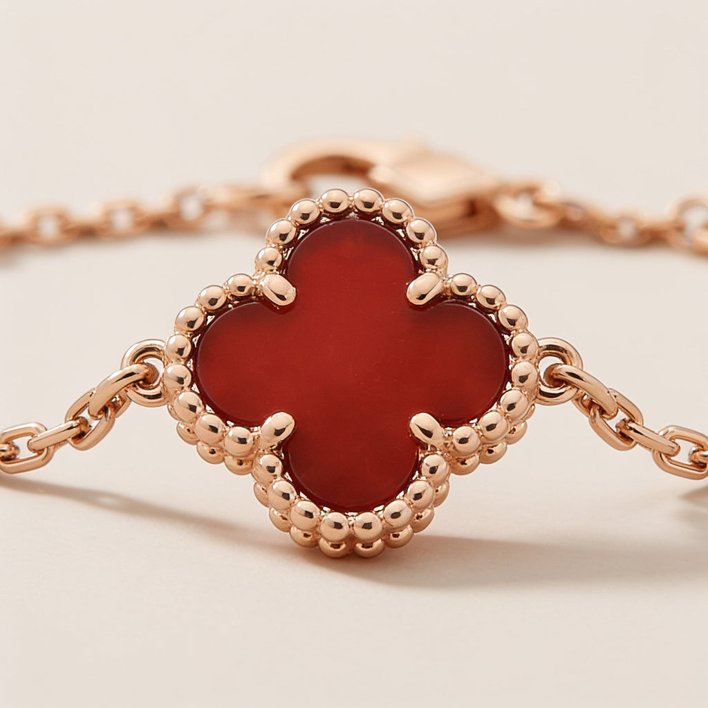 Sweet Vermeil Alhambra Bracelet
