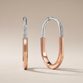 T Lock Extra Large Hoop Earrings