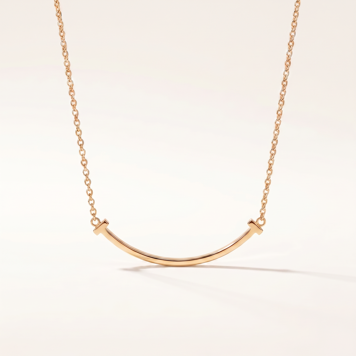 T Smile Pendant Necklace