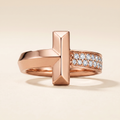 T1 Sparkle Pavé Diamonds  Band Ring