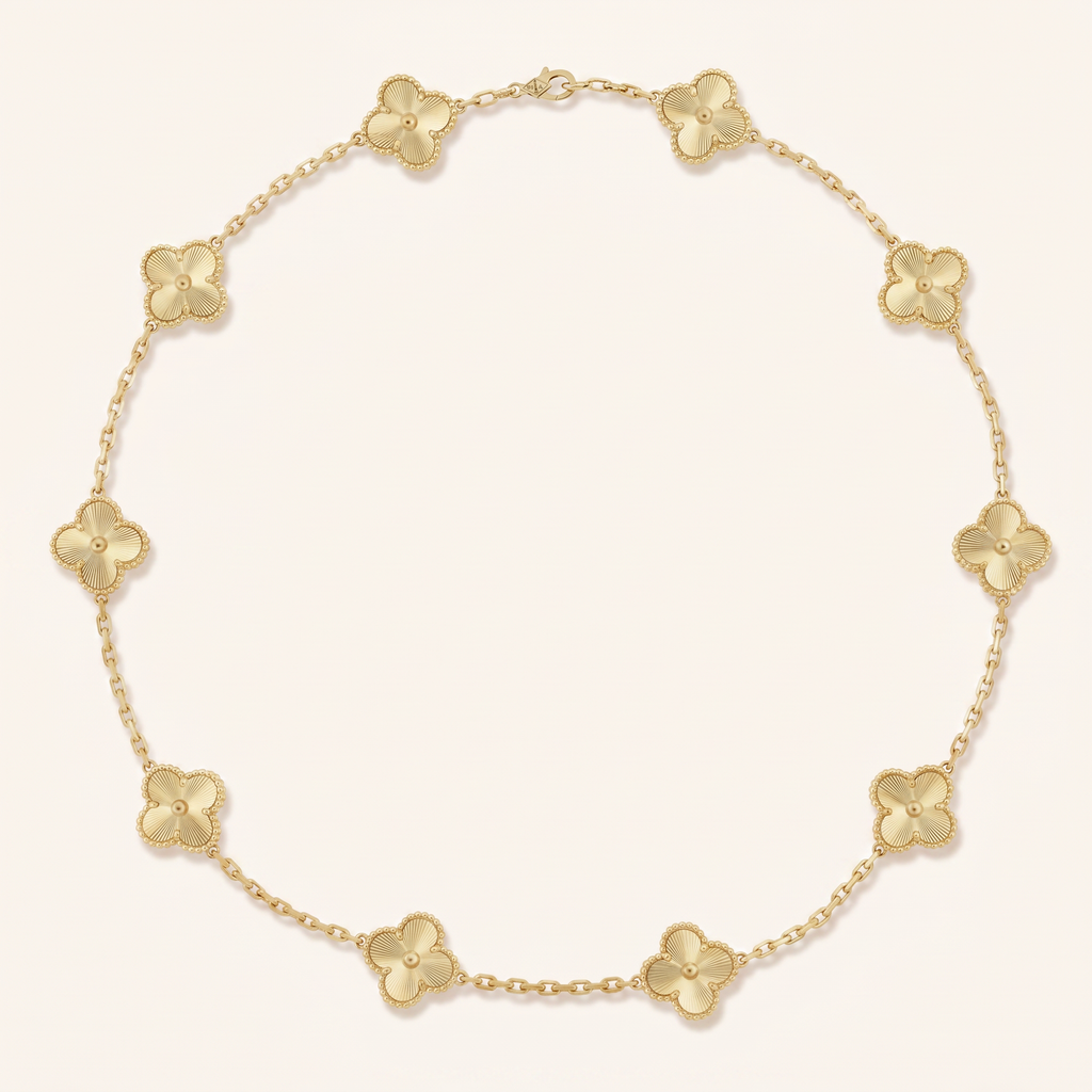 Vintage Alhambra 10 Motifs Necklace