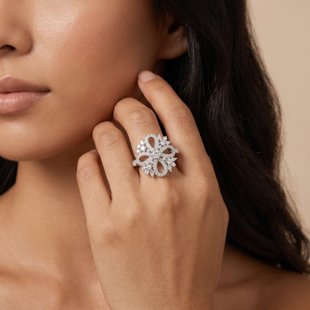 Vintage Floral Ring
